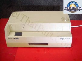GBC Bates 32-20 3220 20 Page Electric 2 / 3 Hole Paper Punch