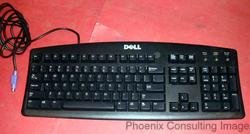 Dell 04N454 PS2 Ergonomic Black Keyboard