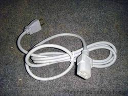 UNIVERSAL BEIGE Power Cord Cable 6' FT IEC 320 - 10 LOT