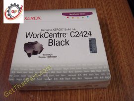 Xerox C2424 MFP Genuine Black Solid Ink Sticks 108R00664 Sealed 6 Box