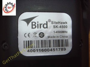 Bird SK-4500 SiteHawk 4.5Ghz Antenna Cable Analyzer Calibrate Case Kit