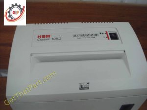 HSM 108.2 14 Sheet Crosscut German Industrial Office Paper Shredder
