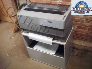 Epson DFX-9000 P371A Hi-Speed Commercial Forms Impact Printer w/Stand